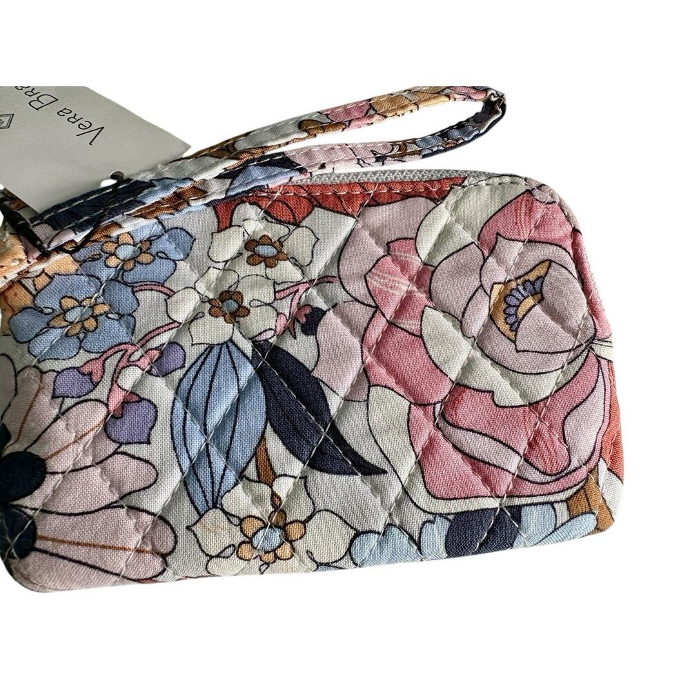 NWT Vera Bradley Aloha Blooms Small Wallet Zip ID Carry Case Wristlet Coin Purse